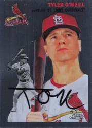 2023 Topps Chrome Platinum Anniversary Base Set Tyler O'Neill #314 card