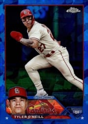 2023 Topps Chrome Sapphire Edition Base Set Tyler O'Neill #79 card