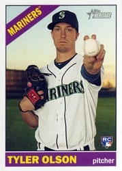 2015 Topps Heritage Base Set Tyler Olson #613 card