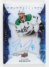 2020-21 Upper Deck Trilogy Crystallized Signatures Tyler Seguin #C-TS card