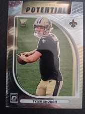 2025 Donruss Optic Hidden Potential Tyler Shough #12 card
