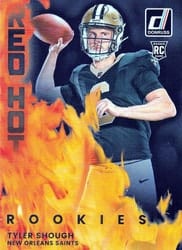 2025 Donruss Red Hot Rookies Tyler Shough #RHR-TYS card