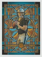 Tyler Shough 2025 Panini Mosaic Stained Glass Oversized card