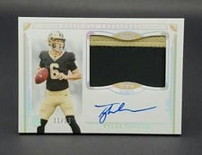 2025 Panini National Treasures Rookie Patch Autographs Tyler Shough #161 card