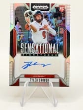 2025 Panini Prizm Draft Picks Sensational Signatures Tyler Shough #97 card