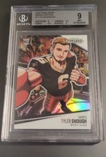2025 Panini Prizm Manga - Vertical Tyler Shough #11 card