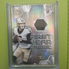 2025 Topps Chrome First Year Fabric Tyler Shough #FYF-TS card