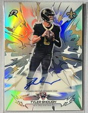 2025 Topps Chrome Rookies Autographs Tyler Shough #RA-TYS card