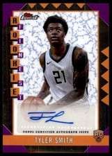 2024-25 Finest Rookie Finest Autographs Tyler Smith #RFA-TSM card