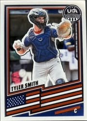 2026 Panini Stars & Stripes Prizm Base Set Tyler Smith #123 card