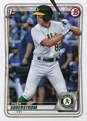 2020 Bowman Draft Base Set Tyler Soderstrom #BD-119 card