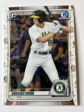 2020 Bowman Draft Chrome Tyler Soderstrom #BD-119 card