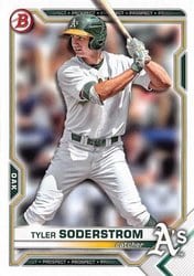 2021 Bowman Draft Base Set Tyler Soderstrom #BD-15 card