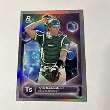 2022 Bowman Platinum Precious Elements Autographs Tyler Soderstrom #PE-14 card