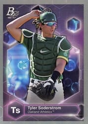 2022 Bowman Platinum Precious Elements Tyler Soderstrom #PE-14 card