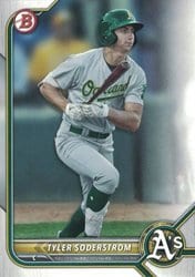 2022 Bowman Prospects Tyler Soderstrom #BP-41 card