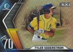 2022 Bowman Scouts' Top 100 Tyler Soderstrom #BTP-70 card