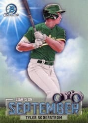 2023 Bowman Sights on September Tyler Soderstrom #SOS-15 card