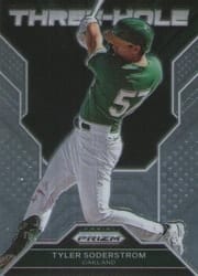 2023 Panini Prizm Three-Hole Tyler Soderstrom #TH17 card