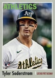 2024 Topps Archives Base Set Tyler Soderstrom #187 card