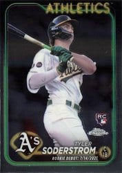 2024 Topps Chrome Update Base Set Tyler Soderstrom #USC22 card