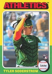2024 Topps Heritage Mini Base Set Tyler Soderstrom #471 card