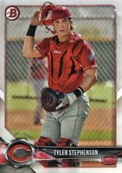 2018 Bowman Prospects Tyler Stephenson #BP133 card