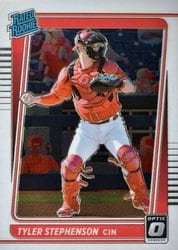 2021 Donruss Optic Base Set Tyler Stephenson #57 card