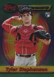 2021 Finest Flashbacks Base Set Tyler Stephenson #190 card