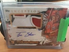 2021 Topps Inception Autograph Patch Cards Tyler Stephenson #APC-TS card