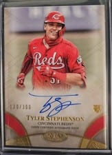 2021 Topps Tier One Break Out Autographs Tyler Stephenson #BOA-TS card