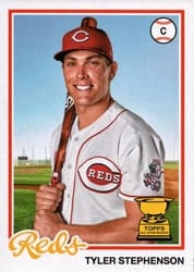 2022 Topps Archives Base Set Tyler Stephenson #176b card