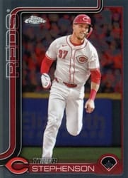 2025 Topps Chrome Base Set Tyler Stephenson #112 card
