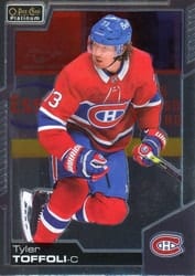 2020-21 O-Pee-Chee Platinum Base Set Tyler Toffoli #98 card