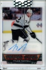 2020-21 Upper Deck Clear Cut Rookie Tribute Autographs Tyler Toffoli #RT-TO card