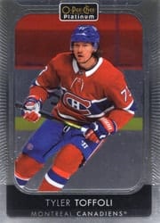 2021-22 O-Pee-Chee Platinum Base Set Tyler Toffoli #181 card