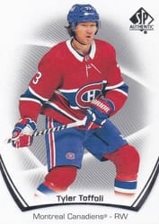2021-22 SP Authentic Base Set Tyler Toffoli #21 card