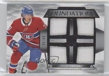 2021-22 Upper Deck The Cup Foundations Quad Jersey Tyler Toffoli #F-TT card