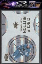 2025-26 SkyBox Metal Universe Circle Button Tyler Toffoli #CB-18 card