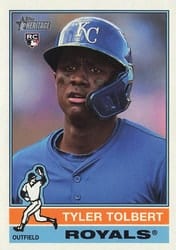2025 Topps Heritage Base Set Tyler Tolbert #560 card
