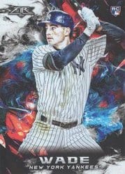 2018 Topps Fire Base Set Tyler Wade #140 card