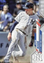 2020 Topps Update Base Set Tyler Wade #U-172 card