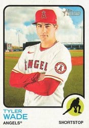 2022 Topps Heritage Base Set Tyler Wade #351 card