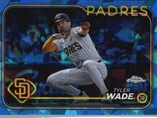 2024 Topps Chrome Update Sapphire Edition Base Set Tyler Wade #USCS266 card