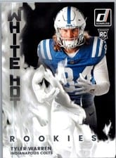 Tyler Warren 2025 Panini Donruss White Hot Rookies Autograph #WHR-TWR