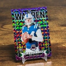 2025 Panini Mosaic Introductions Tyler Warren #10 card