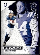2025 Panini Rookies & Stars Rookie Exclusive Tyler Warren #29 card