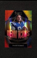 2025 Panini Select Neon Icons Tyler Warren #10 card