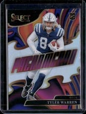 2025 Panini Select Phenomenon Tyler Warren #10 card