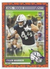 2025 Score-A-Treat Base Rookies Pumpkin Tyler Warren #21 card